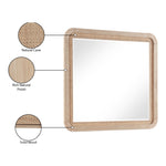 Windsor Solid Wood Mirror in Natural
