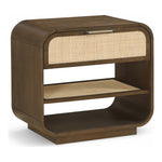 Windsor Solid Wood Nightstand in Brown