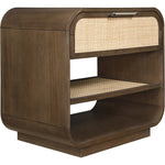 Windsor Solid Wood Nightstand in Brown