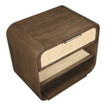 Windsor Solid Wood Nightstand in Brown