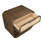 Windsor Solid Wood Nightstand in Brown