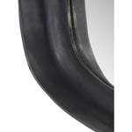 Auberge Aluminum Frame Mirror in Black