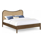 Windsor Solid Wood Queen Bed (3 Boxes) in Brown