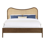 Windsor Solid Wood Queen Bed (3 Boxes) in Brown
