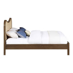 Windsor Solid Wood Queen Bed (3 Boxes) in Brown