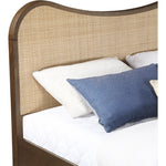 Windsor Solid Wood Queen Bed (3 Boxes) in Brown