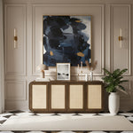 Windsor Solid Wood And Cane Sideboard / Buffet in Brown