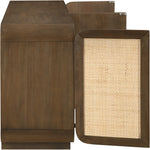 Windsor Solid Wood And Cane Sideboard / Buffet in Brown