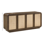 Windsor Solid Wood And Cane Sideboard / Buffet in Brown