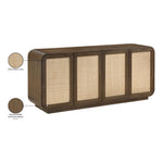 Windsor Solid Wood And Cane Sideboard / Buffet in Brown