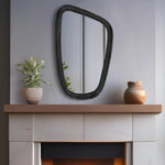 Auberge Aluminum Frame Mirror in Black