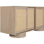 Windsor Solid Wood And Cane Sideboard / Buffet in Natural