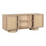 Windsor Solid Wood And Cane Sideboard / Buffet in Natural