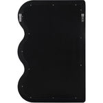 Winnie Poplar Wood Frame Mirror in Black