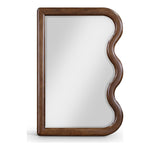 Winnie Poplar Wood Frame Mirror in Brown