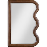 Winnie Poplar Wood Frame Mirror in Brown