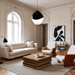 Roland Iron Coffee Table in Brown