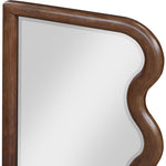 Winnie Poplar Wood Frame Mirror in Brown