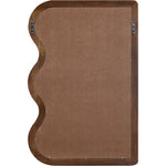Winnie Poplar Wood Frame Mirror in Brown