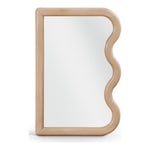 Winnie Poplar Wood Frame Mirror in Natural