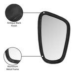 Auberge Aluminum Frame Mirror in Black