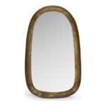 Auberge Aluminum Frame Mirror in Brass