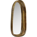 Auberge Aluminum Frame Mirror in Brass