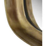 Auberge Aluminum Frame Mirror in Brass