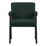 Woodloch Boucle Fabric Upholstered Accent Chair in Green