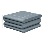 Roland Iron Coffee Table in Blue