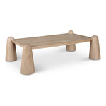 Wyndham Solid Wood And Oak Veneer Coffee Table in Natural