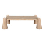 Wyndham Solid Wood And Oak Veneer Coffee Table in Natural