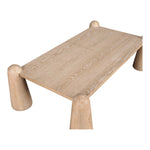 Wyndham Solid Wood And Oak Veneer Coffee Table in Natural