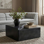 Zani Iron Coffee Table in Black
