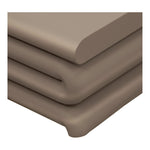Roland Iron Coffee Table in Taupe