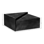 Zani Iron Coffee Table in Black