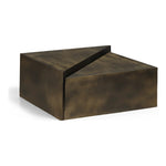 Zani Iron Coffee Table in Brown