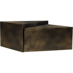 Zani Iron Coffee Table in Brown