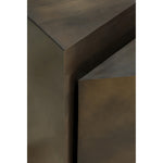 Zani Iron Coffee Table in Brown