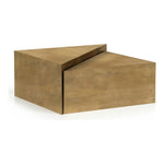 Zani Iron Coffee Table in Gold