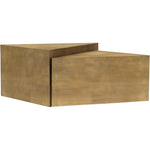 Zani Iron Coffee Table in Gold