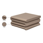 Roland Iron Coffee Table in Taupe
