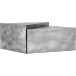 Zani Iron Coffee Table in Silver