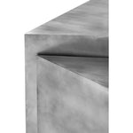 Zani Iron Coffee Table in Silver