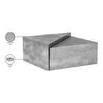 Zani Iron Coffee Table in Silver