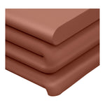 Roland Iron Coffee Table in Terracotta