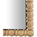 Aubrey Acacia Wood Frame Mirror in Bleached