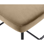 Zarelle Performance Fabric Upholstered Counter Stool in Beige