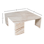 Livorno Marble Coffee Table in Beige