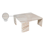Livorno Marble Coffee Table in Beige